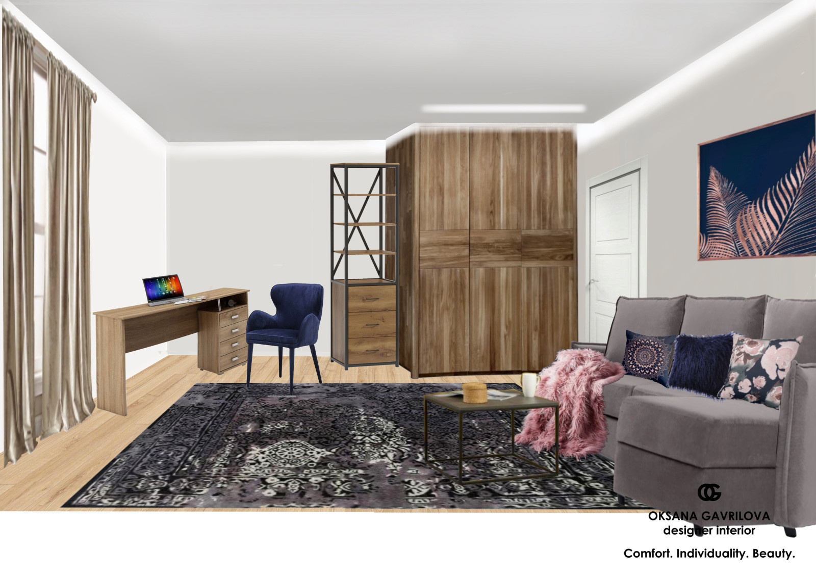 Дом в соснах