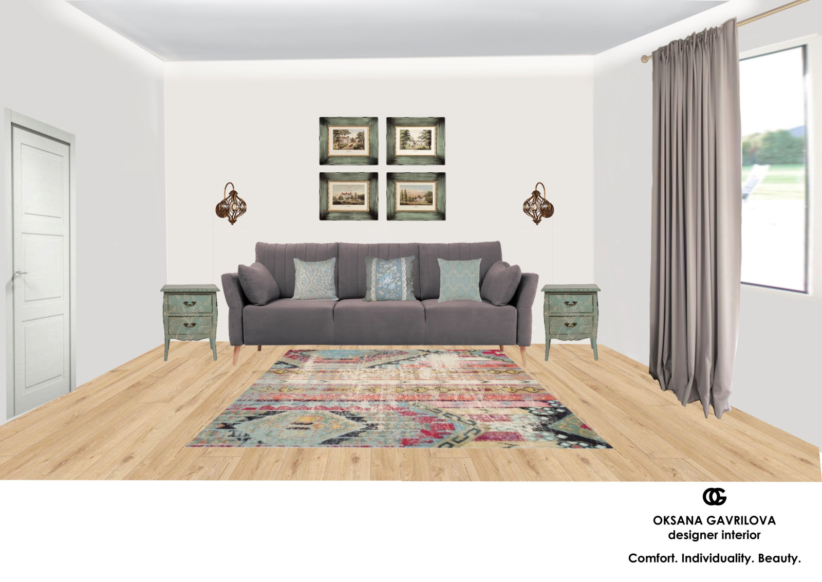 Дом в соснах