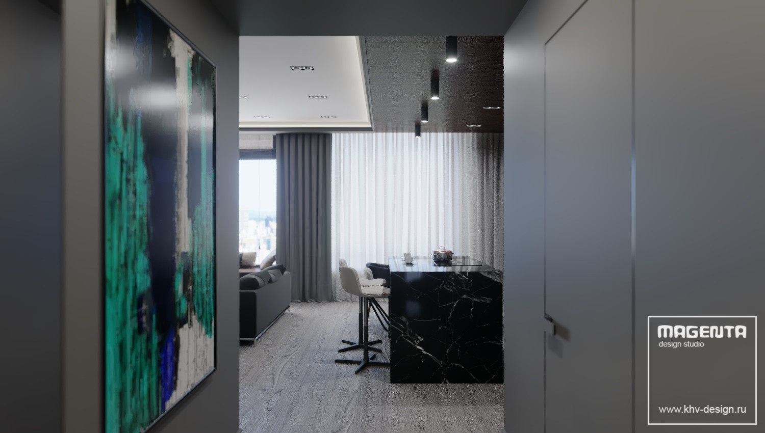 Квартира современная неоклассика