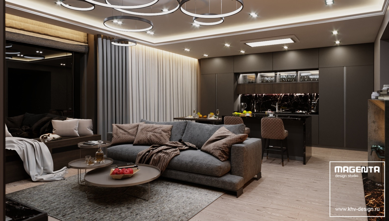 Квартира современная неоклассика