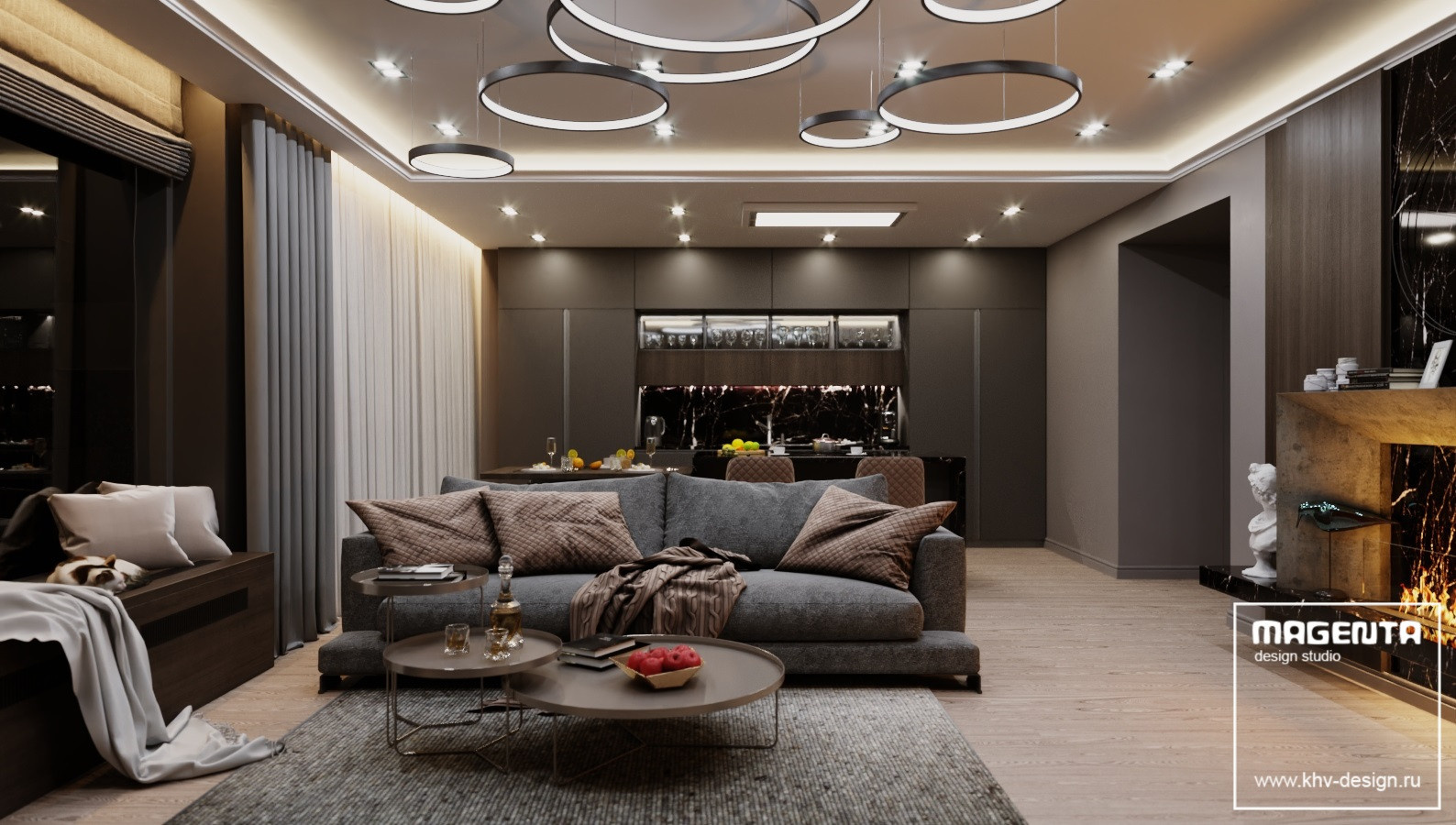 Квартира современная неоклассика