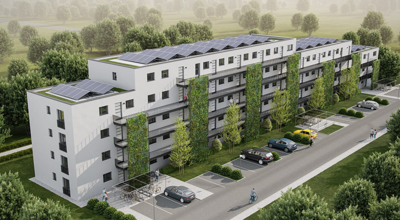 Neubau in Baiersdorf mit 47 Wohnungen