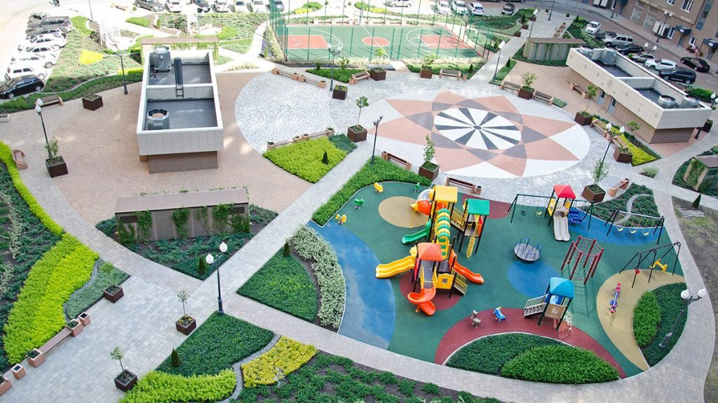 Благоустройство территории ЖК "Центральный"