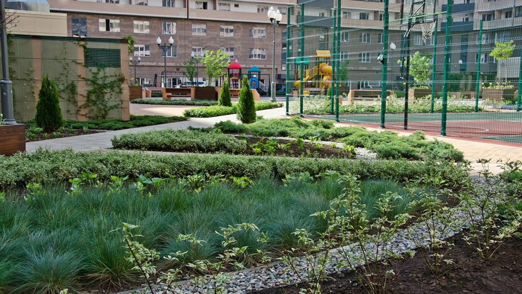 Благоустройство территории ЖК "Центральный"