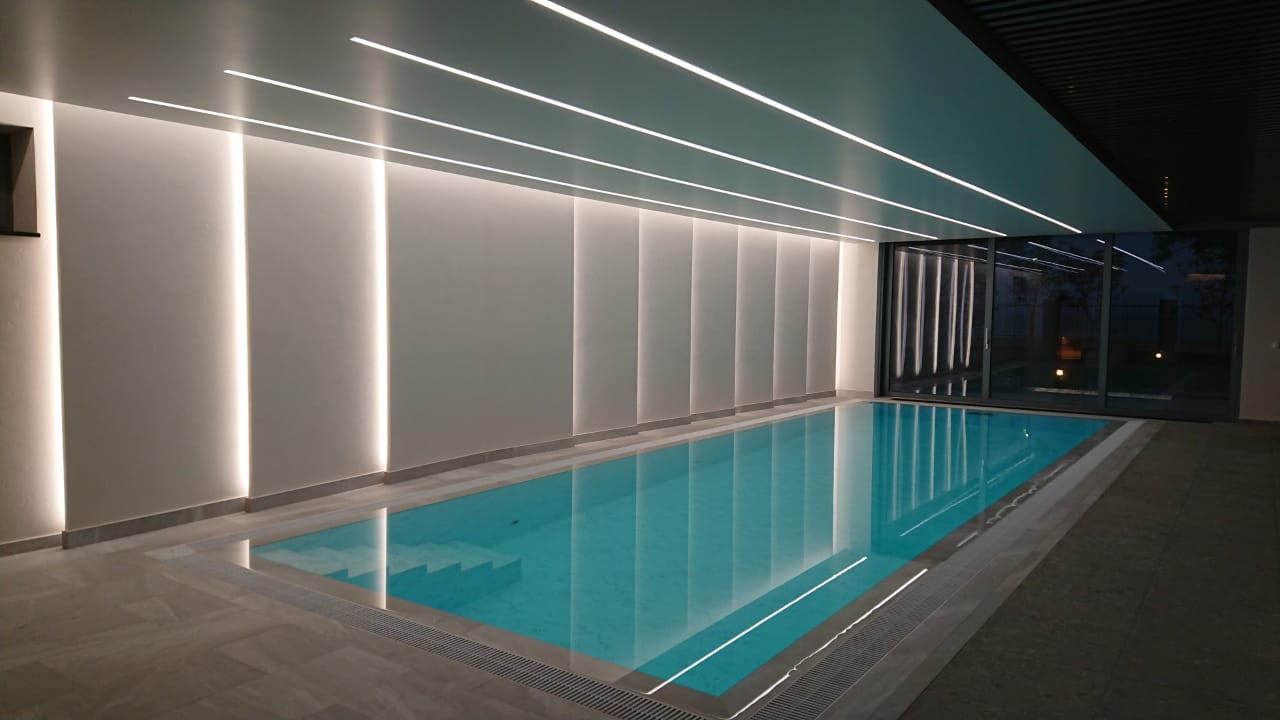 Бассейн Новороссийск, бетон и лайнер ПВХ