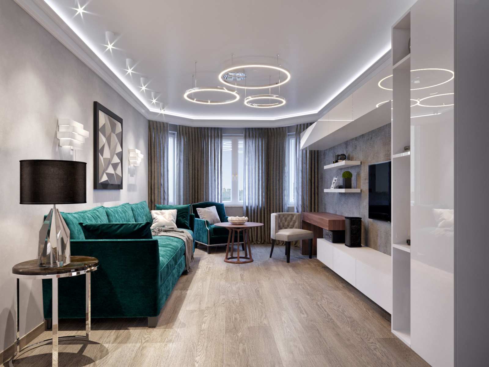 ЖК West Tower, 1 комната, 39  м²
