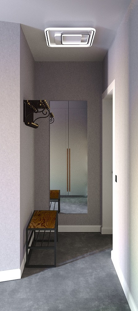 Квартира 34,3 кв м без санузла вариант 2