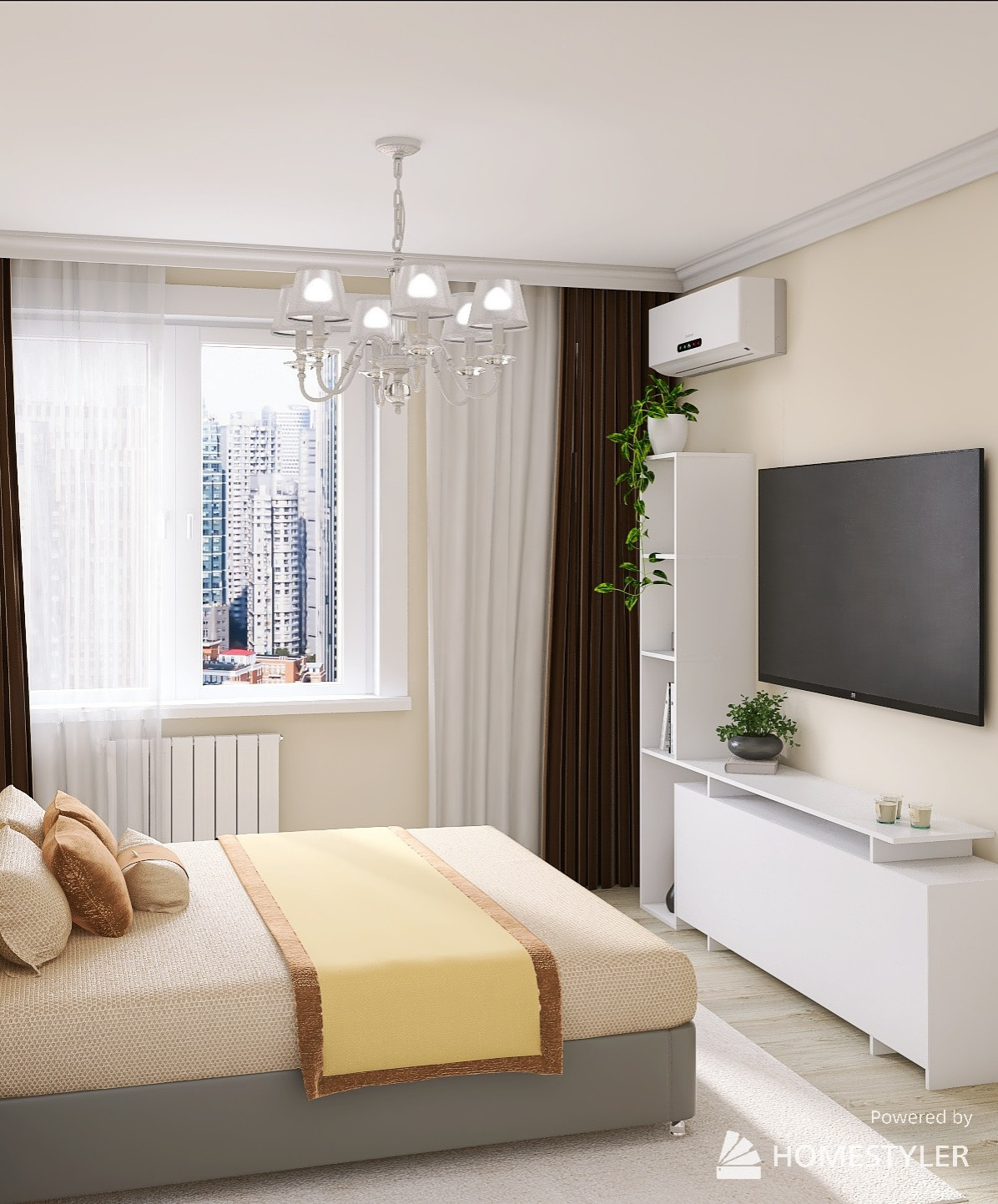 Проект двухкомнатной квартиры ЖК Олимп