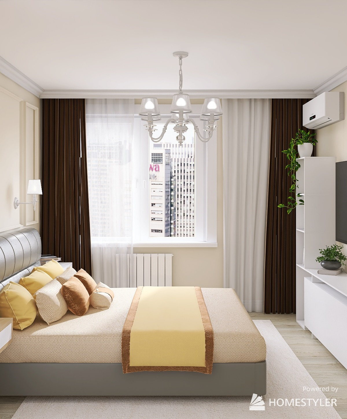 Проект двухкомнатной квартиры ЖК Олимп