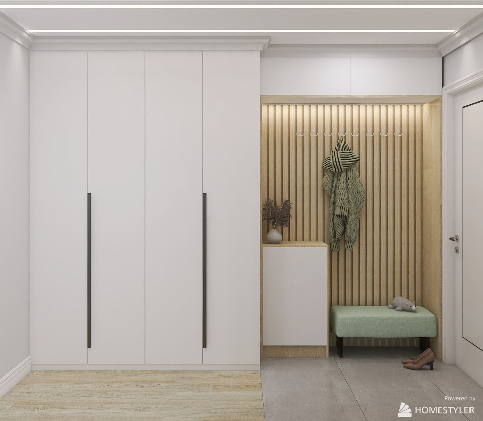 Проект двухкомнатной квартиры ЖК Олимп