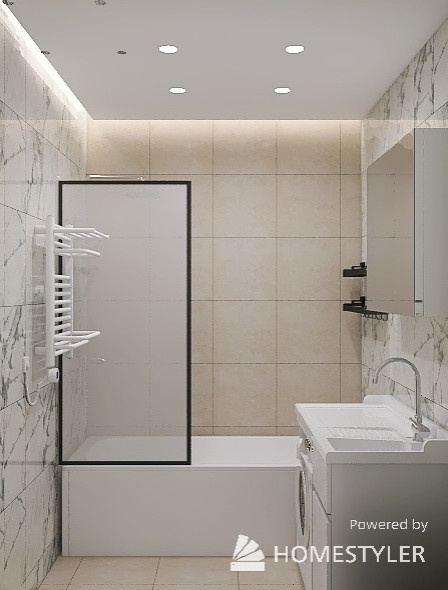 Проект двухкомнатной квартиры ЖК Олимп