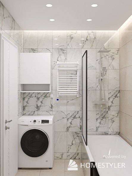 Проект двухкомнатной квартиры ЖК Олимп