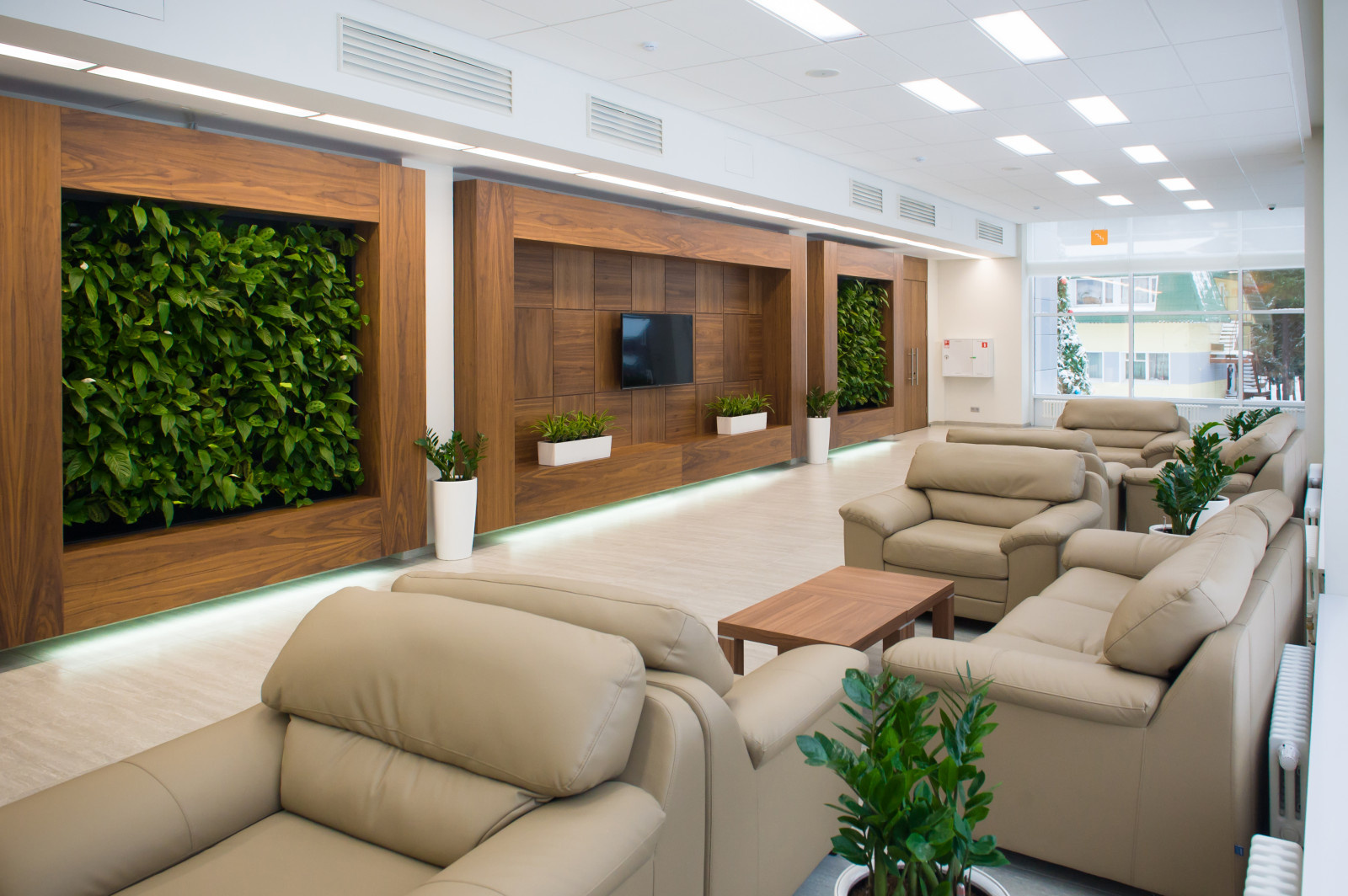 Холл и аудитория