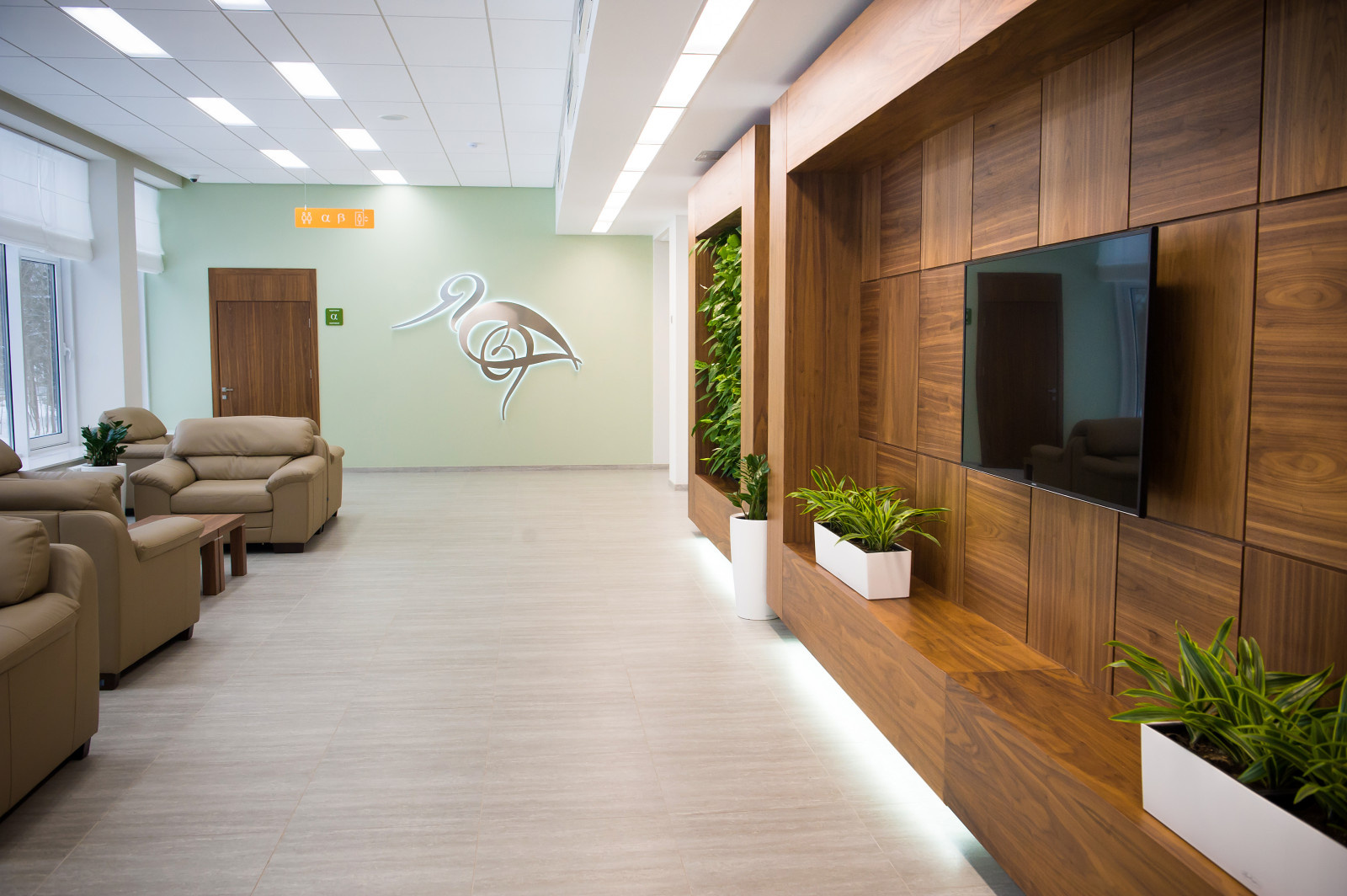 Холл и аудитория