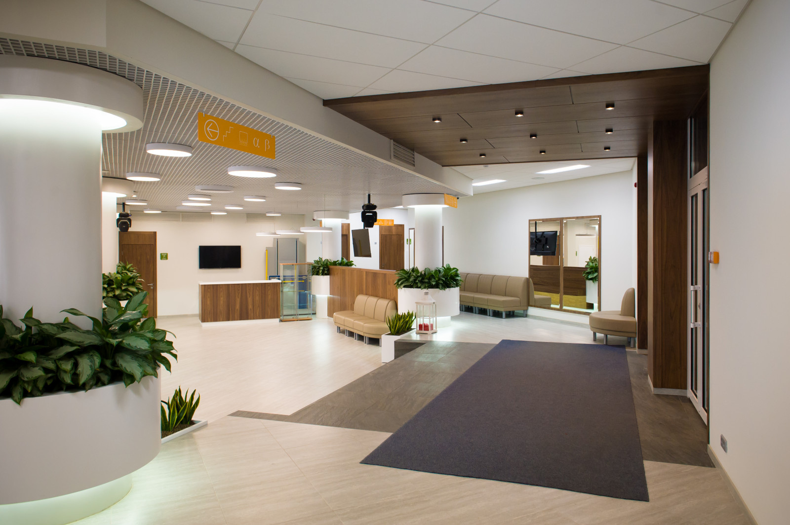 Холл и аудитория