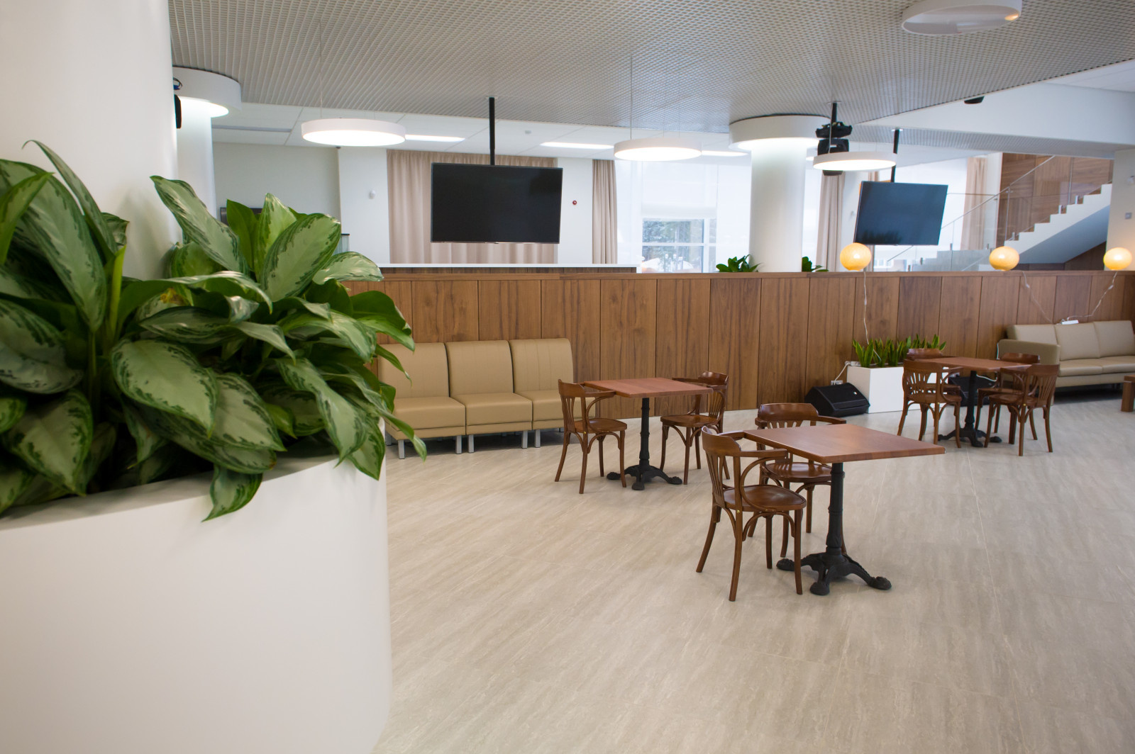 Холл и аудитория