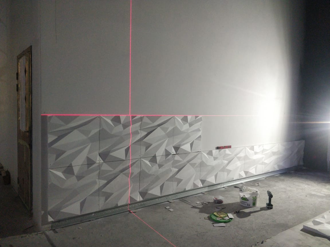 Изготовление и установка 3D Панелей