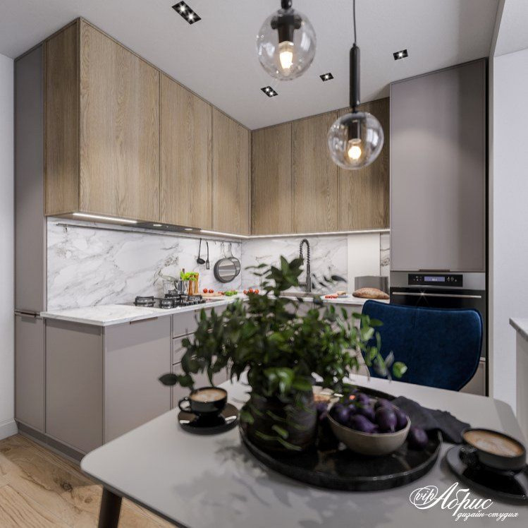 Дизайн интерьера однокомнатной квартиры (г. Конаково)