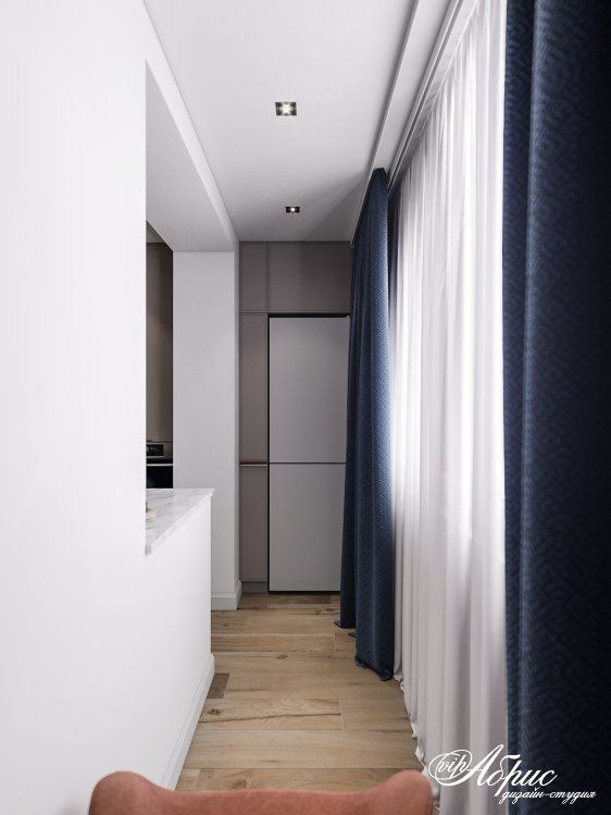 Дизайн интерьера однокомнатной квартиры (г. Конаково)