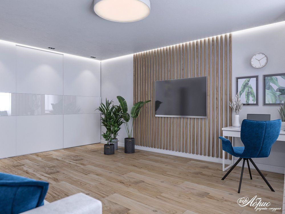 Дизайн интерьера однокомнатной квартиры (г. Конаково)