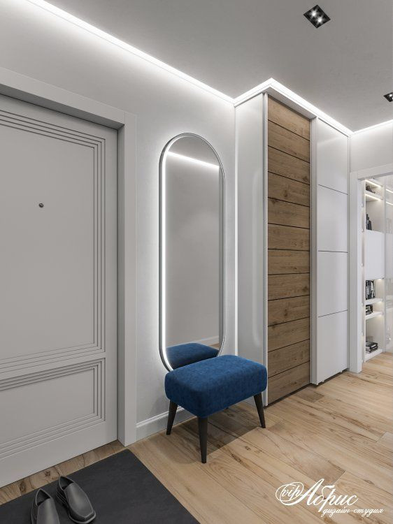 Дизайн интерьера однокомнатной квартиры (г. Конаково)