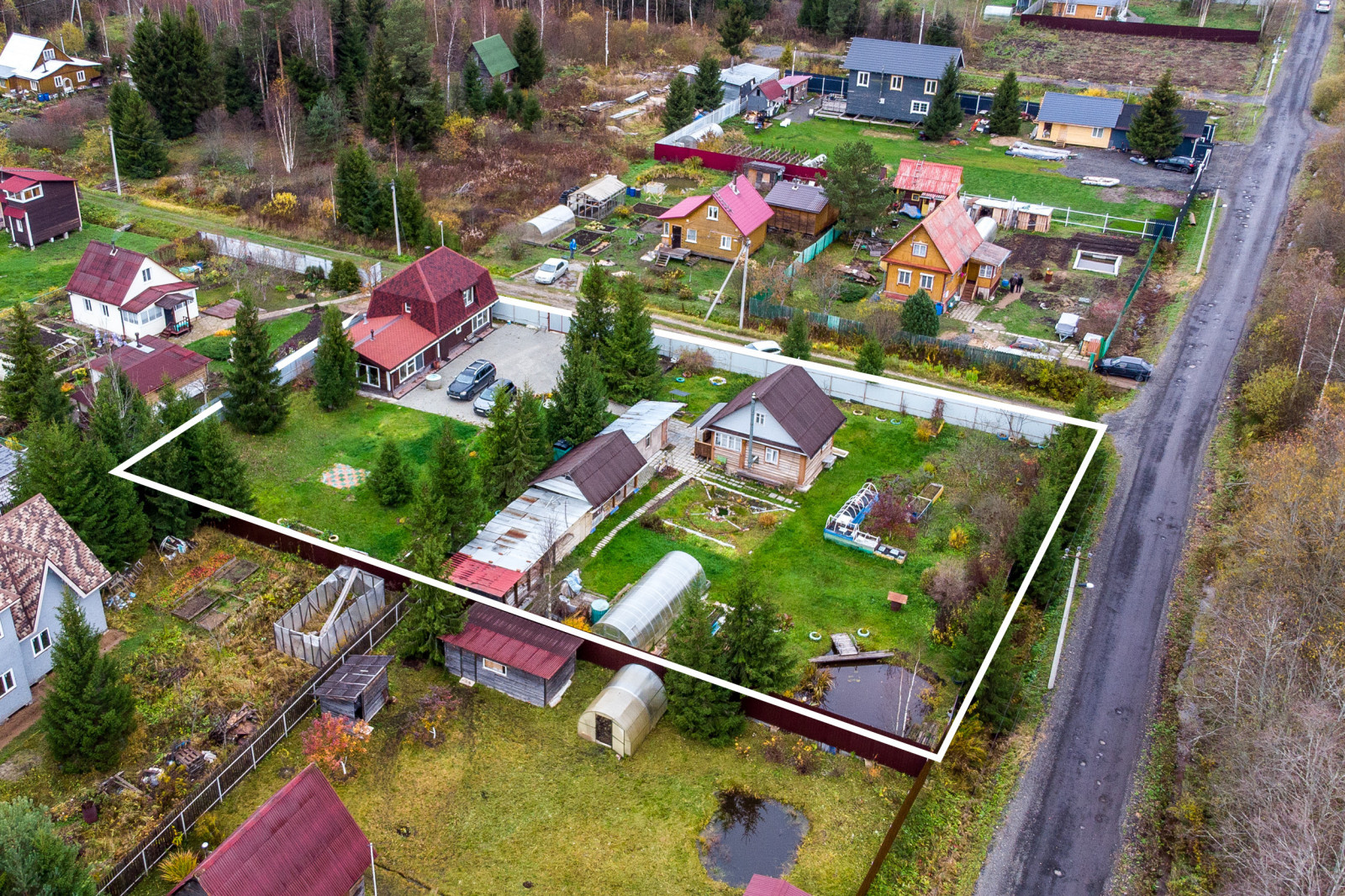 Дом в Ленинградской области. Рынделево.