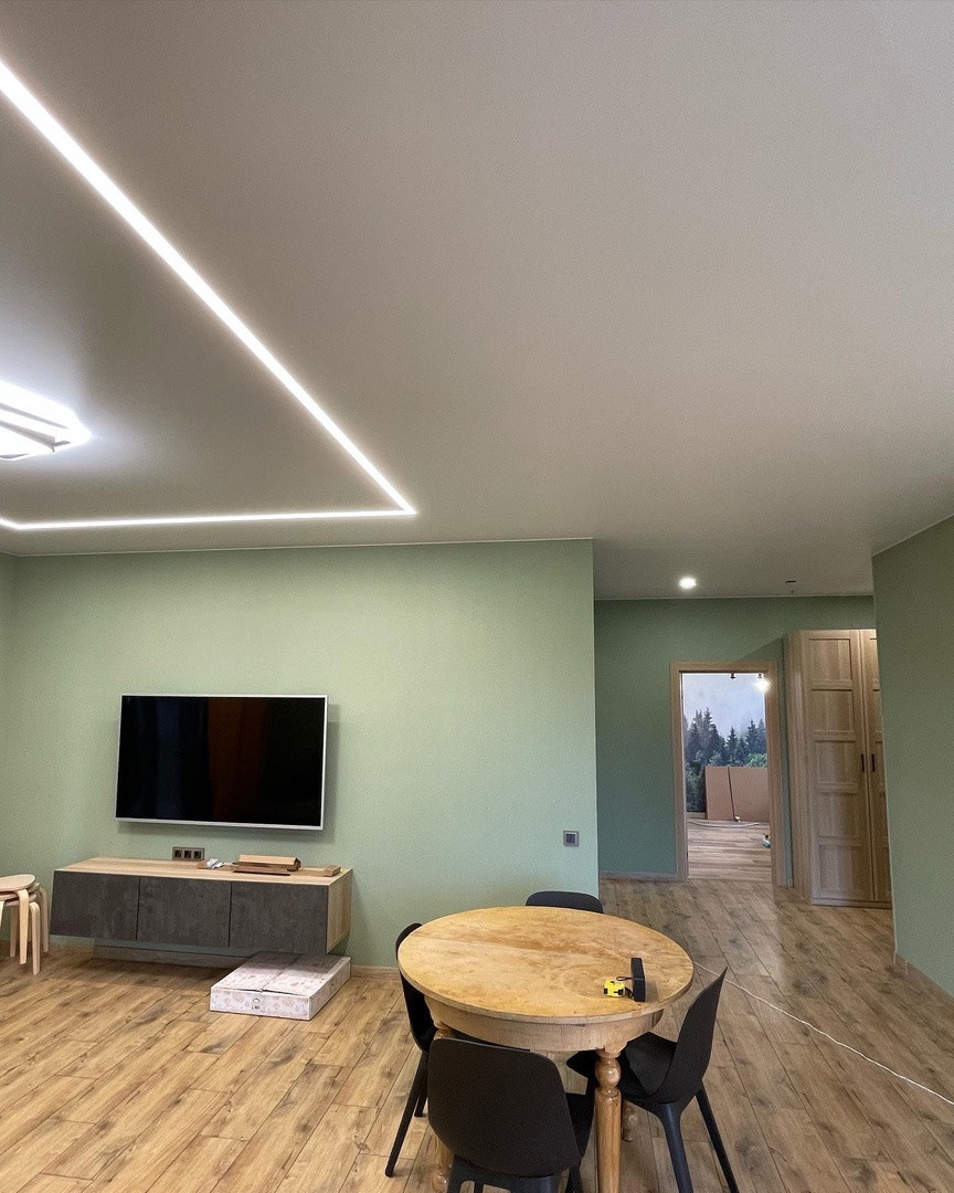 Линейное освещение в ДНТ Русское поле