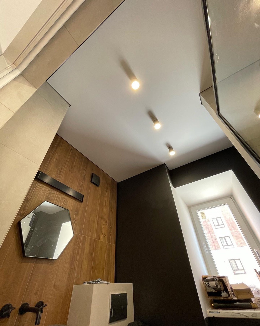 Теневые потолки в ЖК ГринАрт