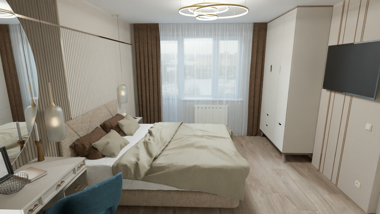 Квартира для молодой семьи. Евротрешка.