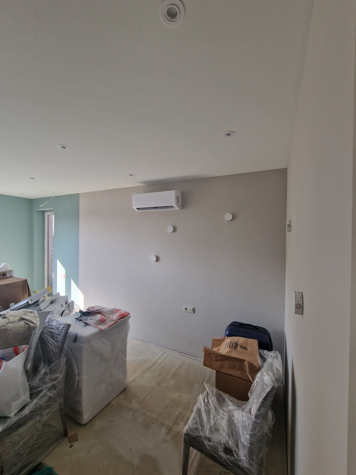 Установка кондиционера в квартирах с ремонтом