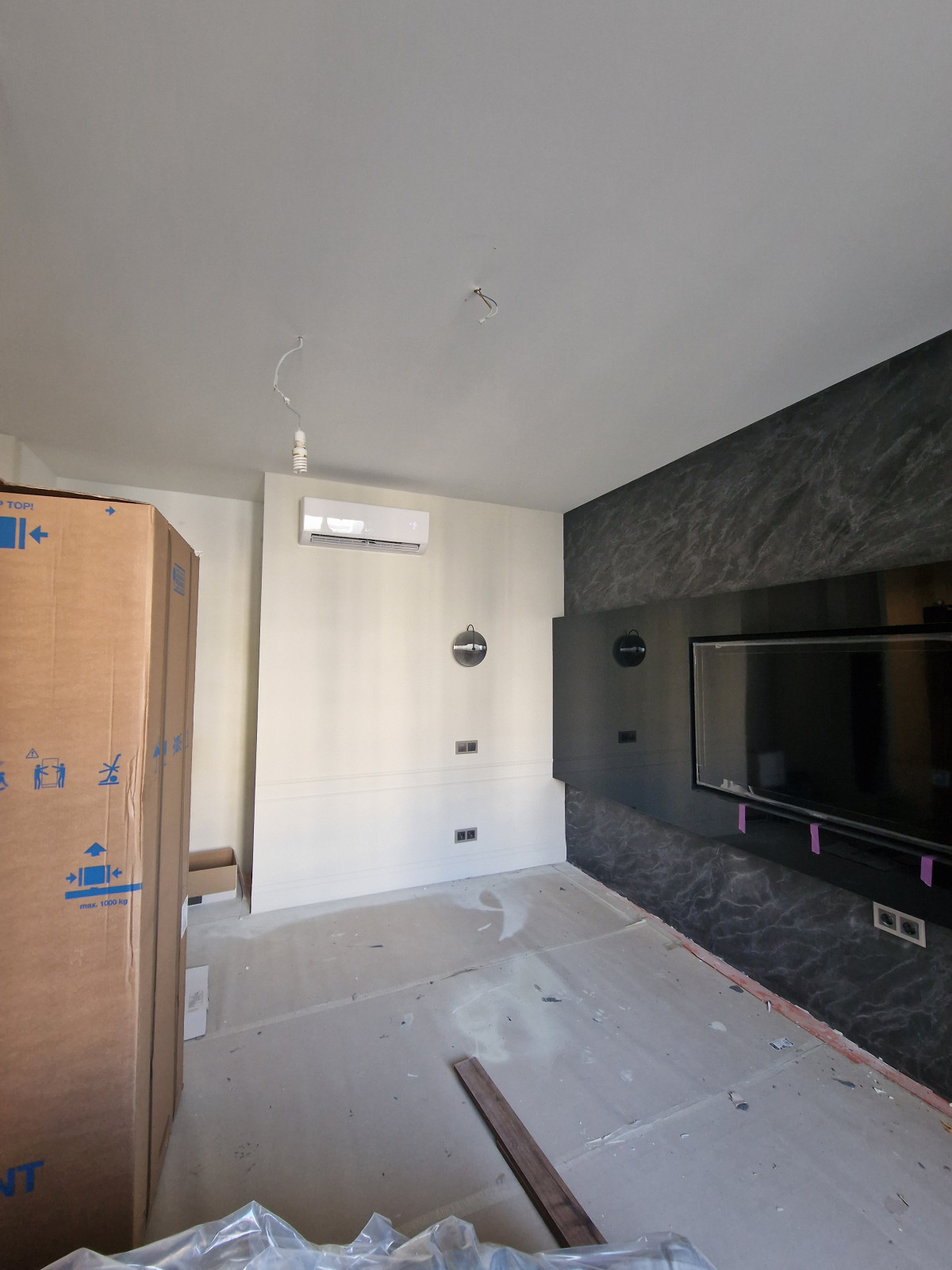 Установка кондиционера в квартирах с ремонтом