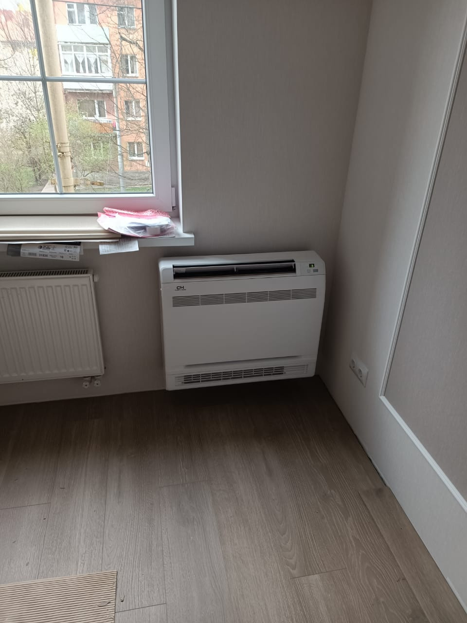 Установка кондиционера в квартирах с ремонтом