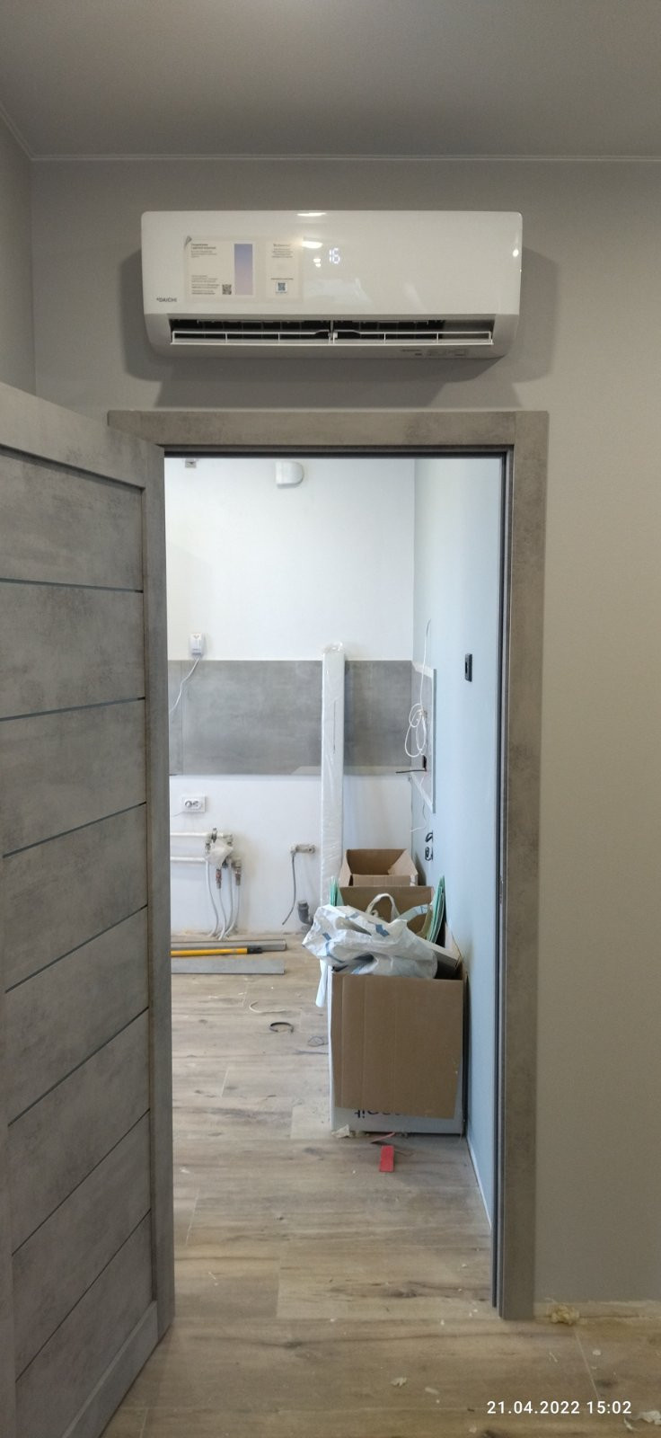 Установка кондиционера в квартирах с ремонтом