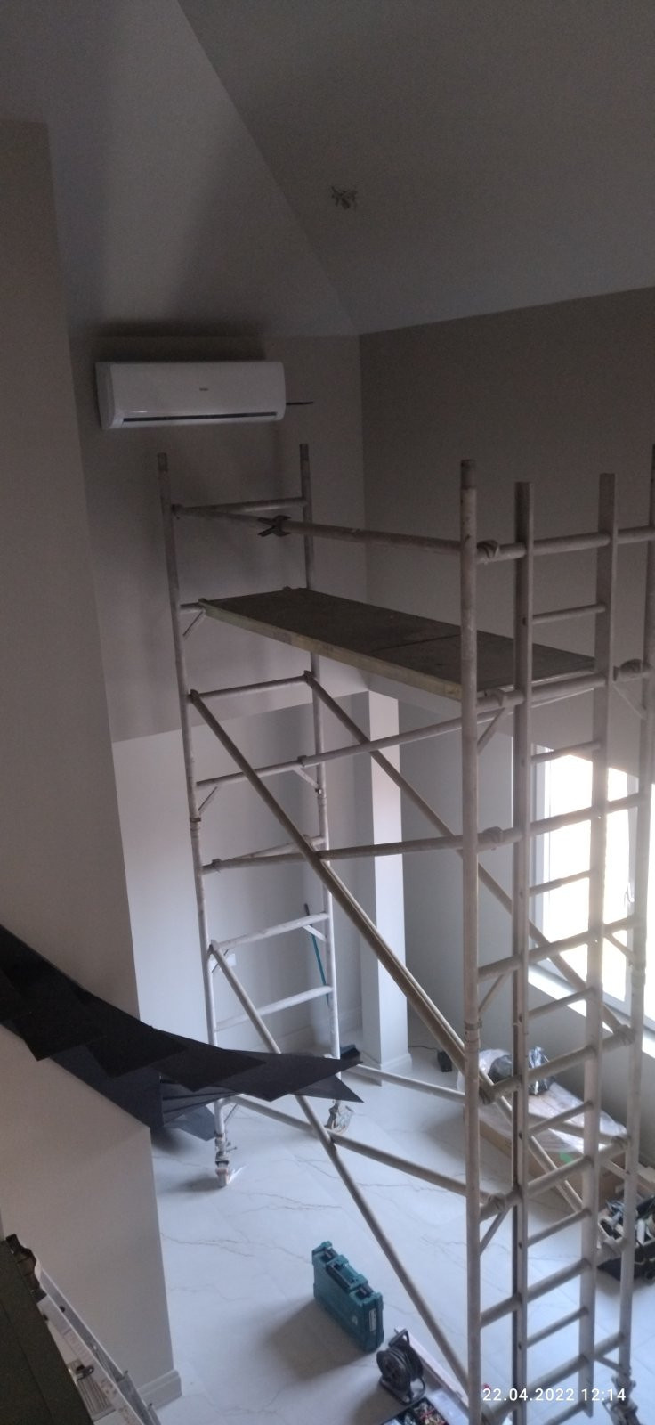 Установка кондиционера в квартирах с ремонтом