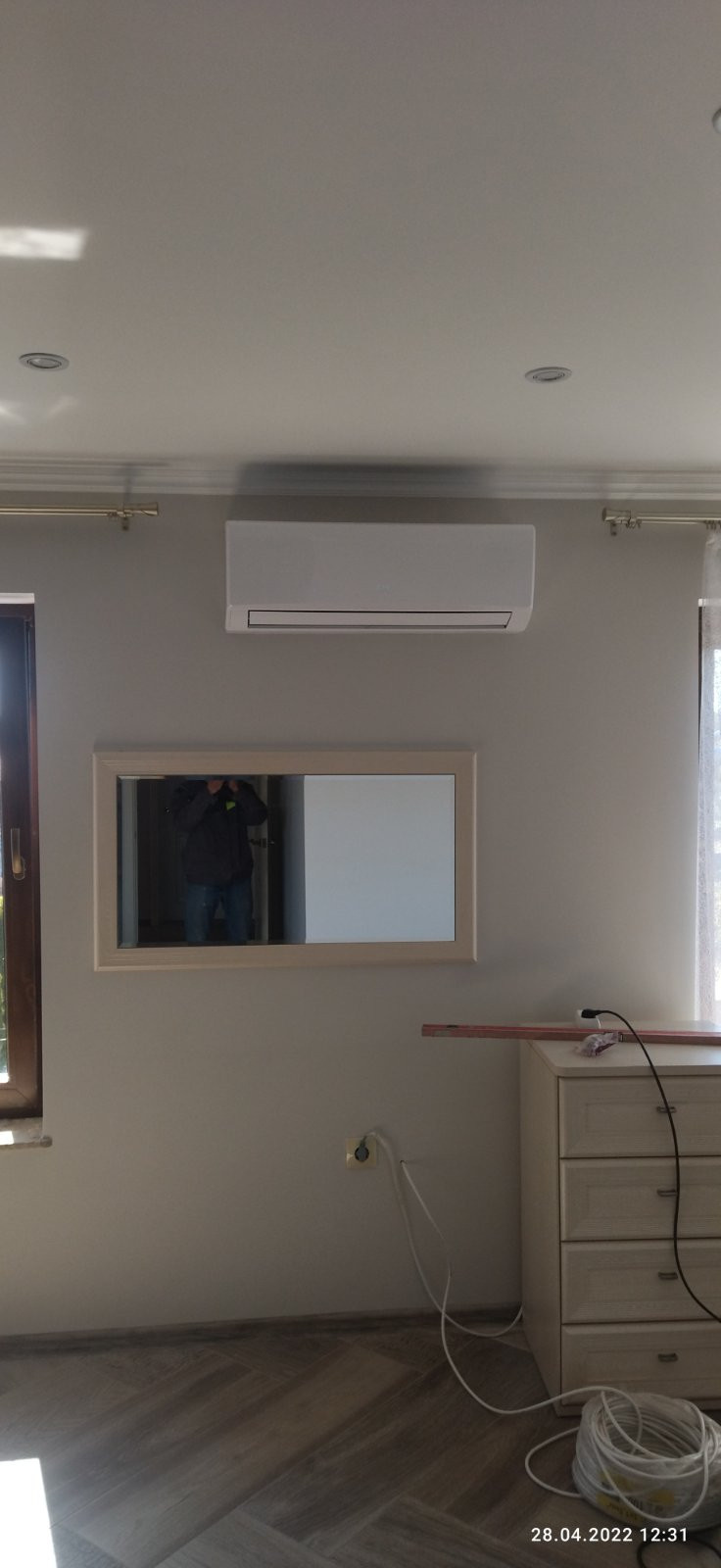 Установка кондиционера в квартирах с ремонтом