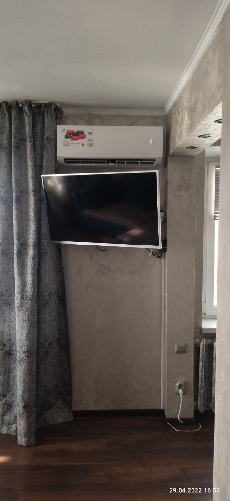 Установка кондиционера в квартирах с ремонтом