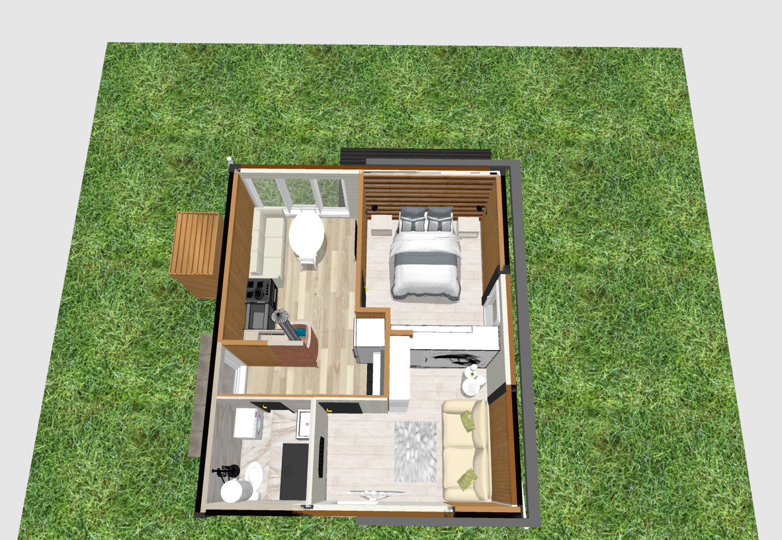 Модульный домик