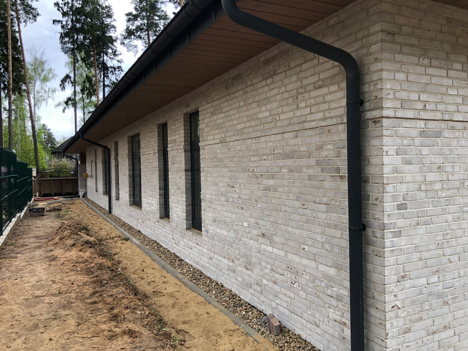 Фасад дома из кирпича S.Anselmo