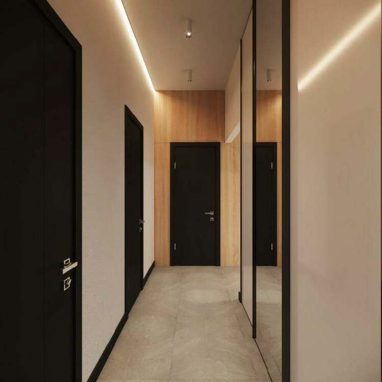 Современный ремонт двухкомнатной квартиры 52 м2