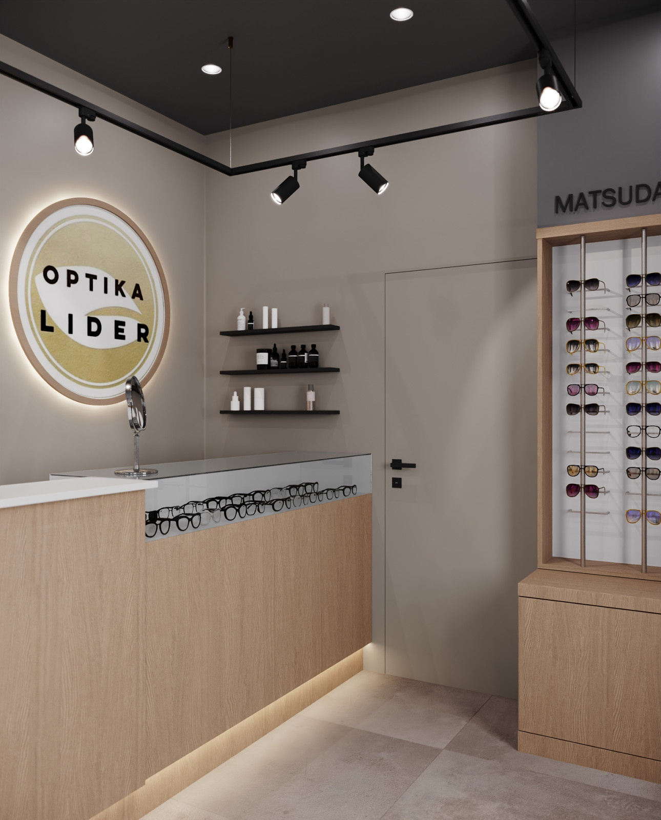 Дизайн-проект магазина оптики