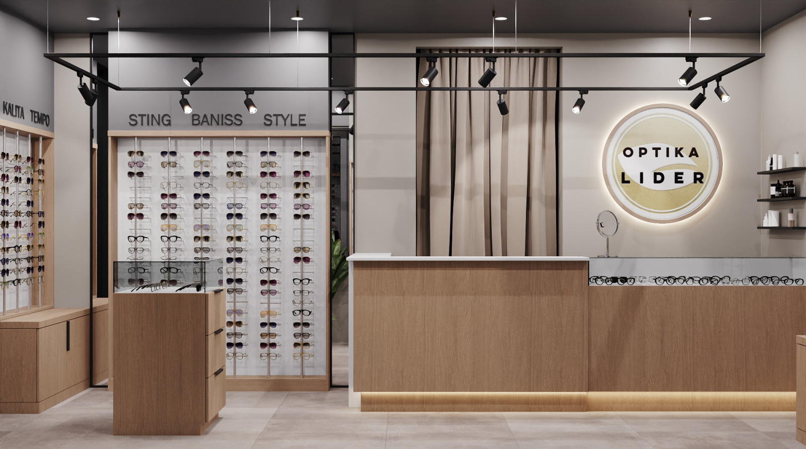 Дизайн-проект магазина оптики