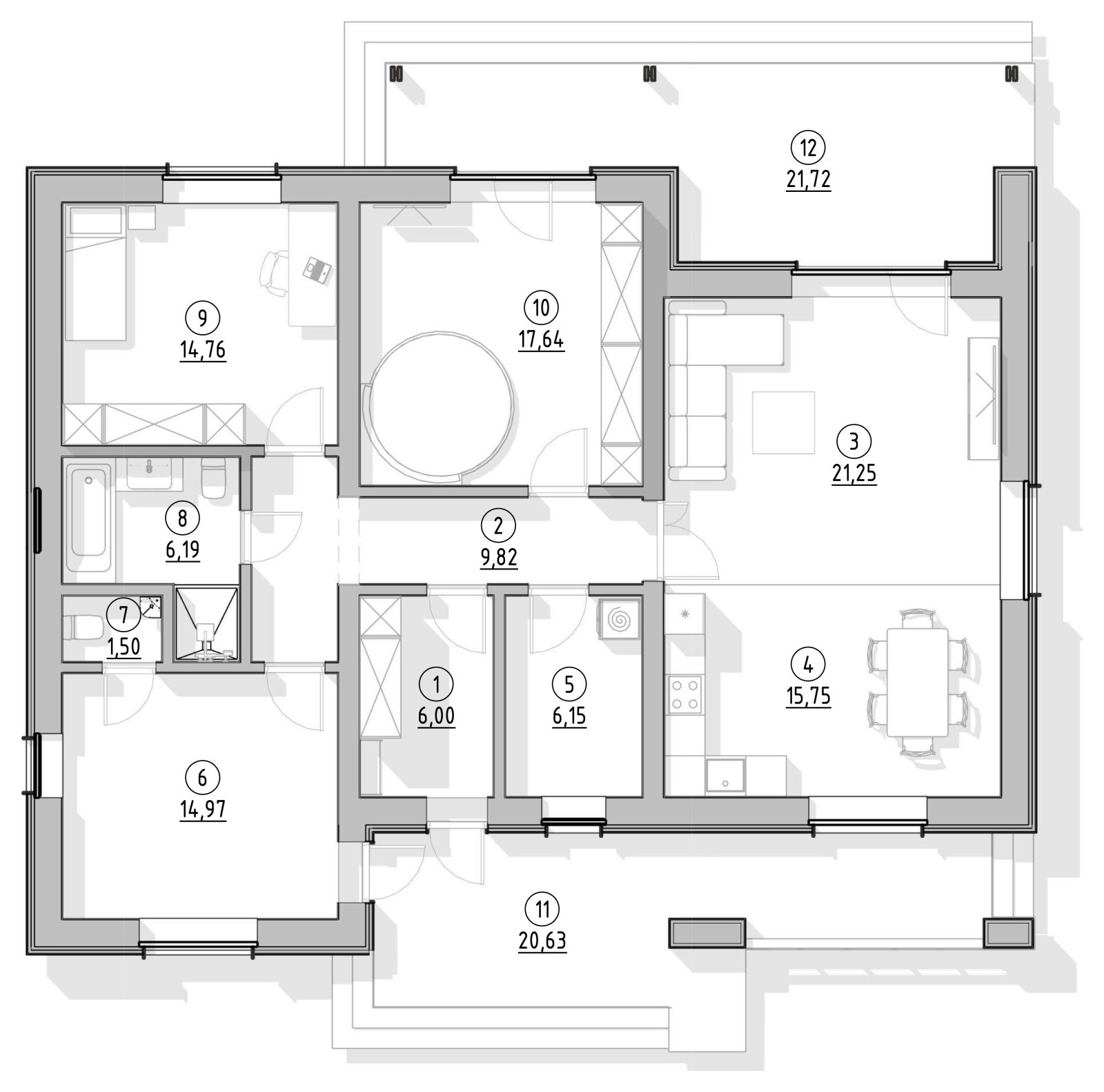 Проект дома Нарвик