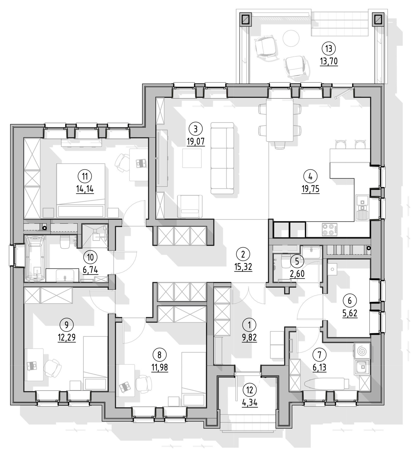 Проект дома Мюнхен