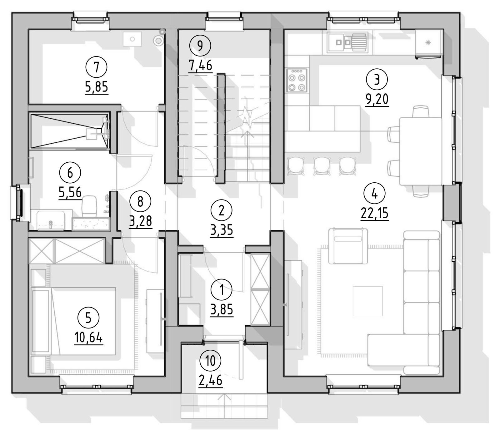 Проект дома Нюрнберг