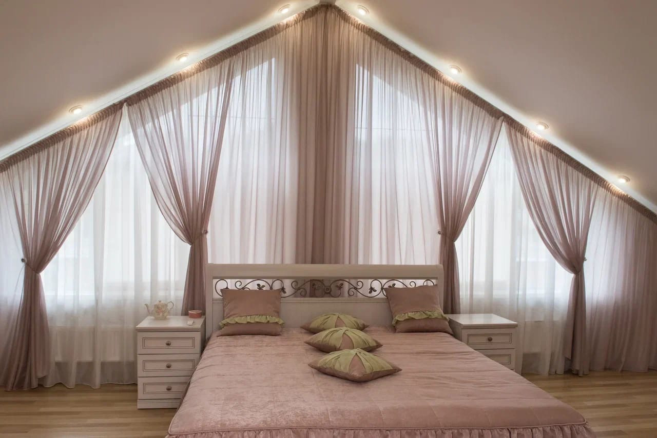 Шторы на нестандартные окна