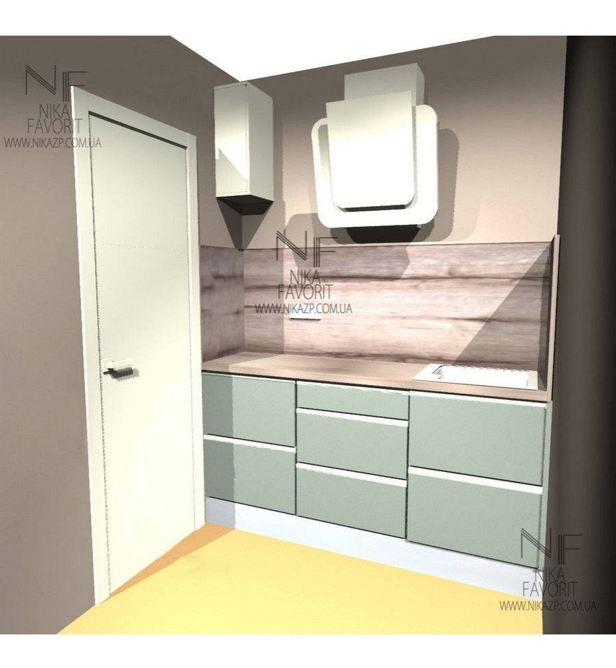 Contemporary Kitchen MDF doors, Blum fittings