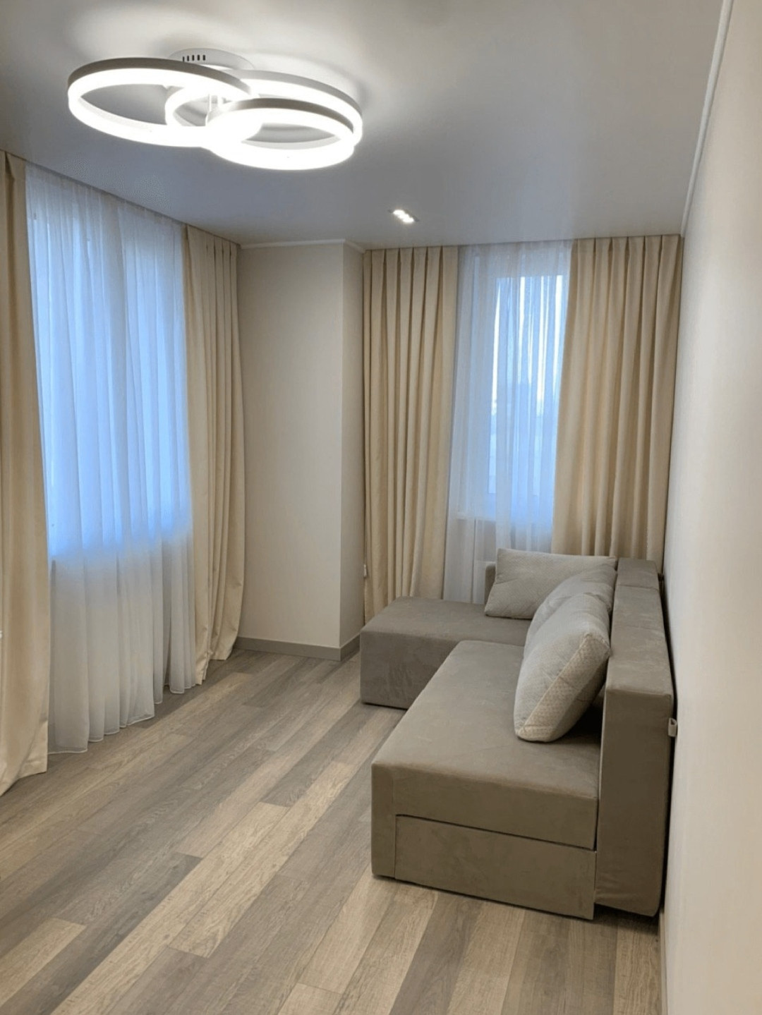 Косметический ремонт новостройки в бежевых оттенках