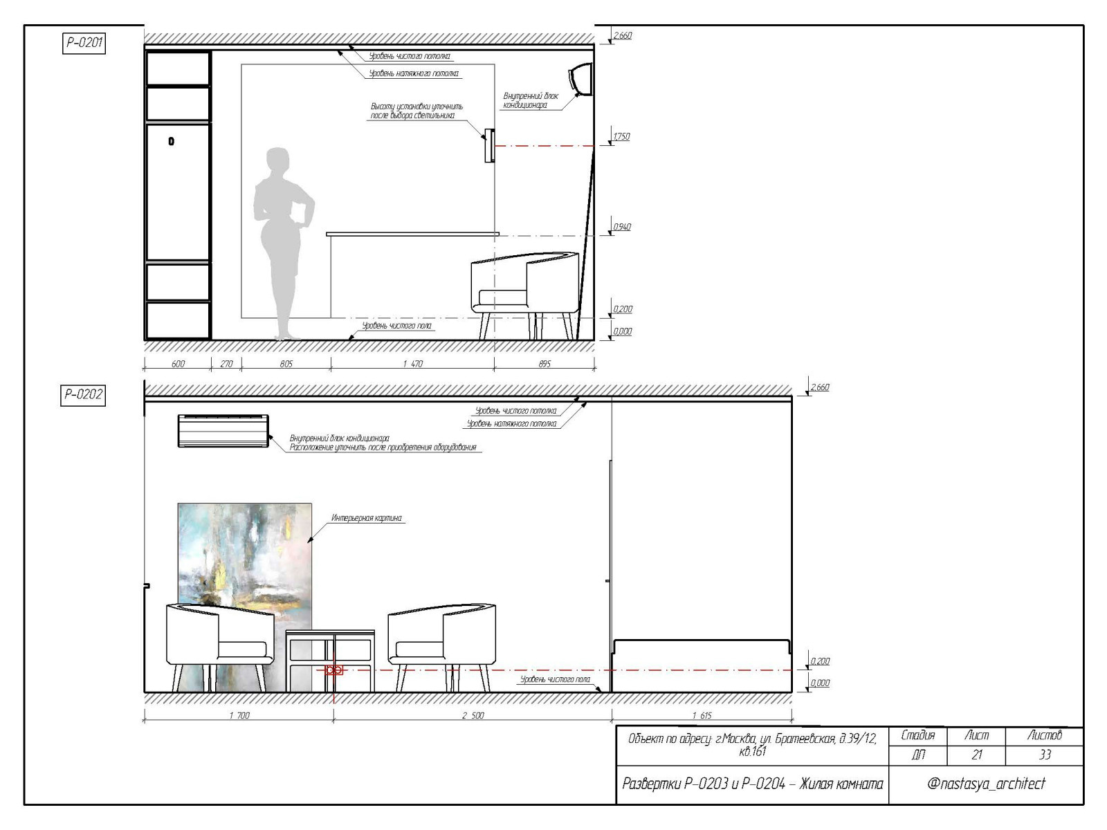 Развертка комнаты