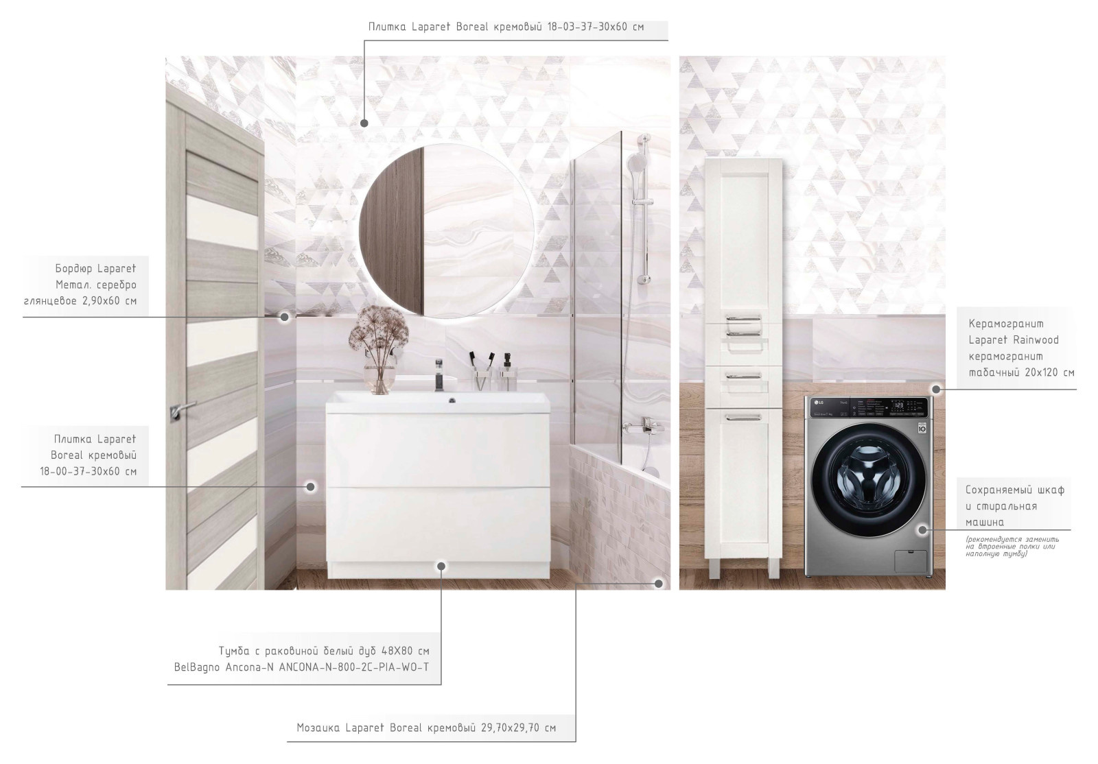 Дизайн-проект квартиры в г. Люберцы, Московской области