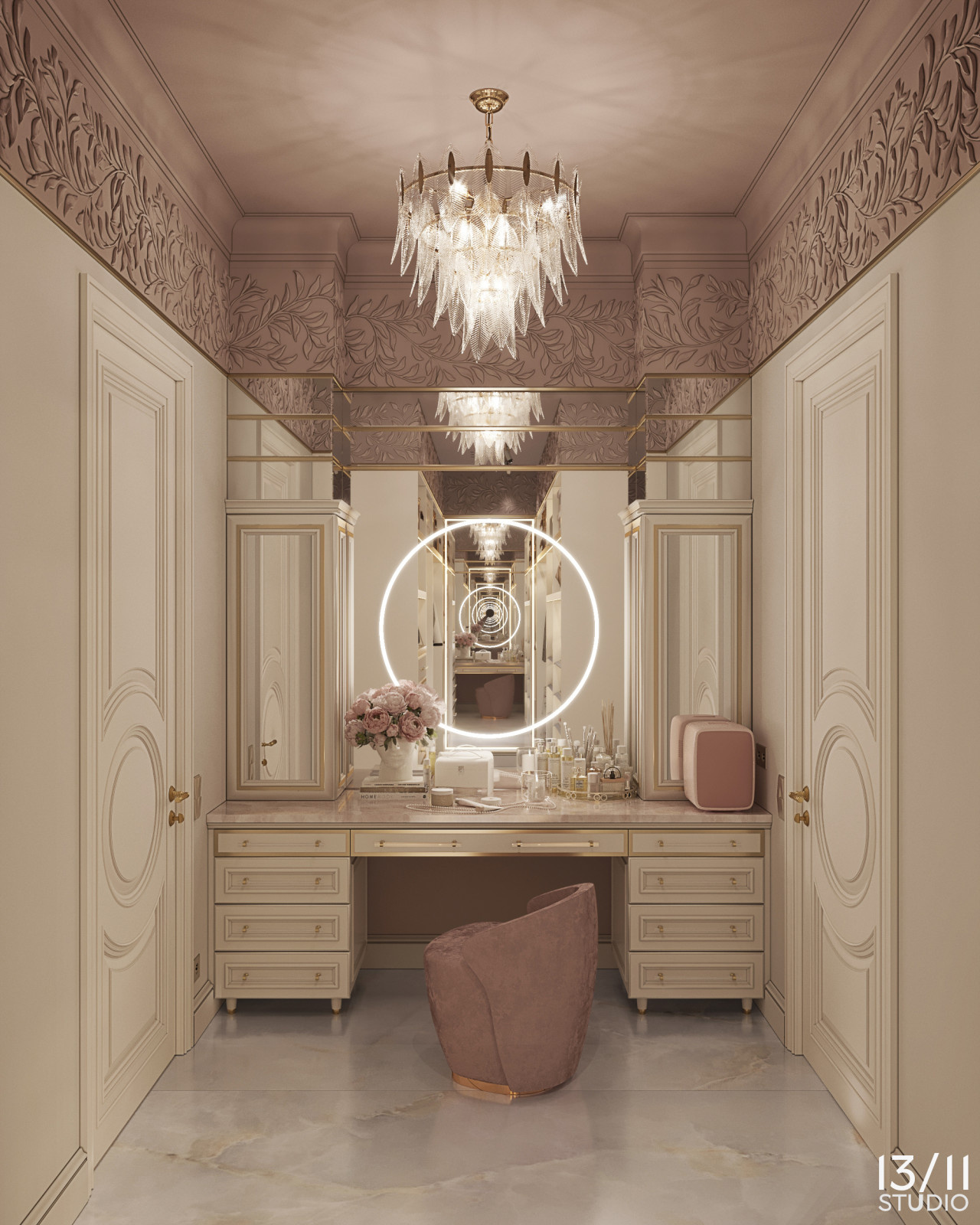 Трехкомнатная квартира в современной классике